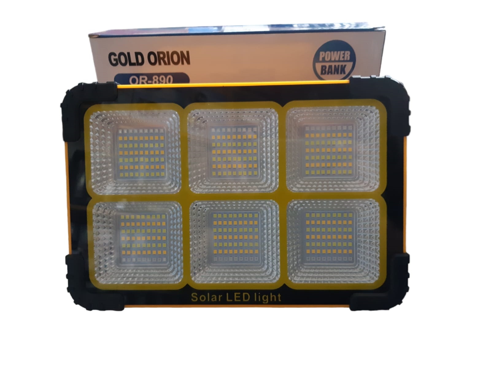 Gold Orıon PowerBank Özellikli Güneş Panelli Güçlü Fener OR-890