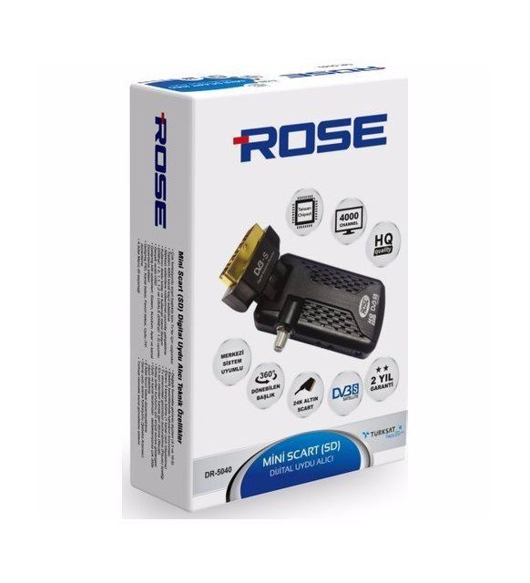 Rose DR-5040 Mini Scart sd Digital Uydu Alıcı