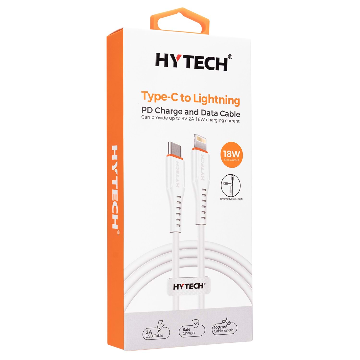 Hytech HY-XPD10 PD 20W 1m Type C to Lightning PD QuickCharge Hızlı Şarj Kablosu