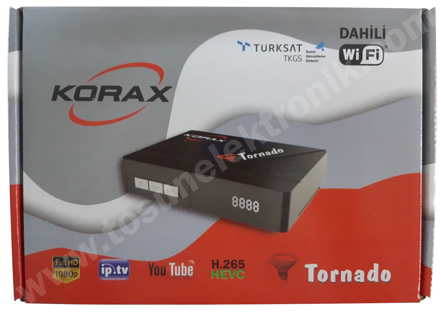 Korax Dahili Wi-Fi Tronado Full Hdmı Uydu Alıcı(Akıllı Kumanda)