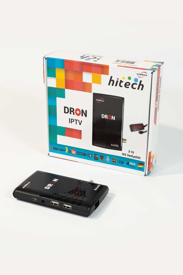  Korax Hitech Dron Siyah Mini Hd Uydu Alıcısı