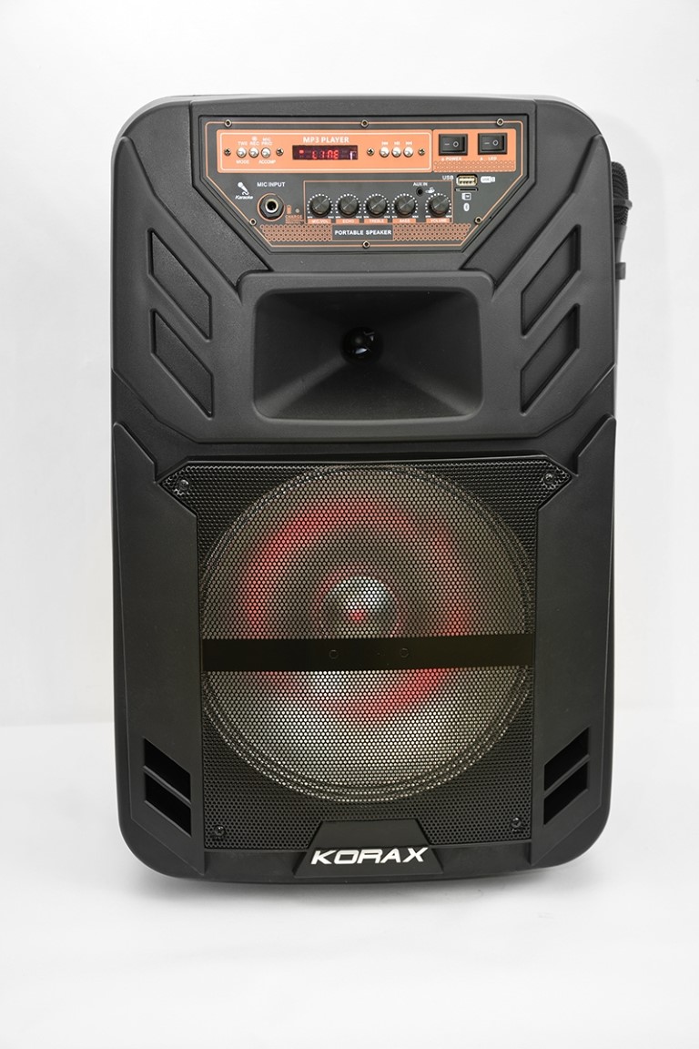 Korax Kx-Max30 Çift El Mikrofonlu 80W Usb SD Blutetooth öğtermen Toplantı Amfisi