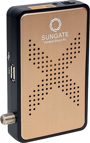 Sungate Vipbox Gold XL  Çanaklı Çanaksız Uydu Alıcısı 1 Yıl Xtream Hediyeli