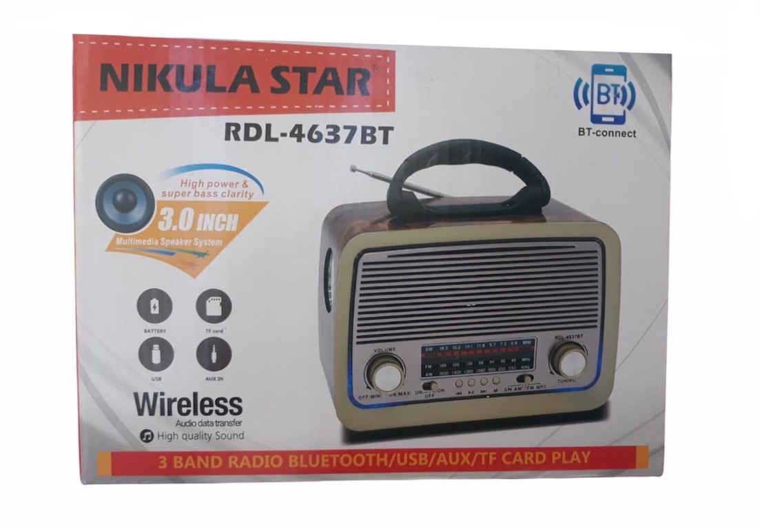 Nikula Star RDL-4637BT Nostaljik Radyo