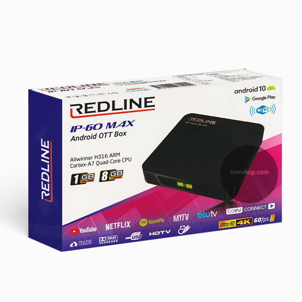 Redline IP-60 Max Android 10 Tv Box Media Player