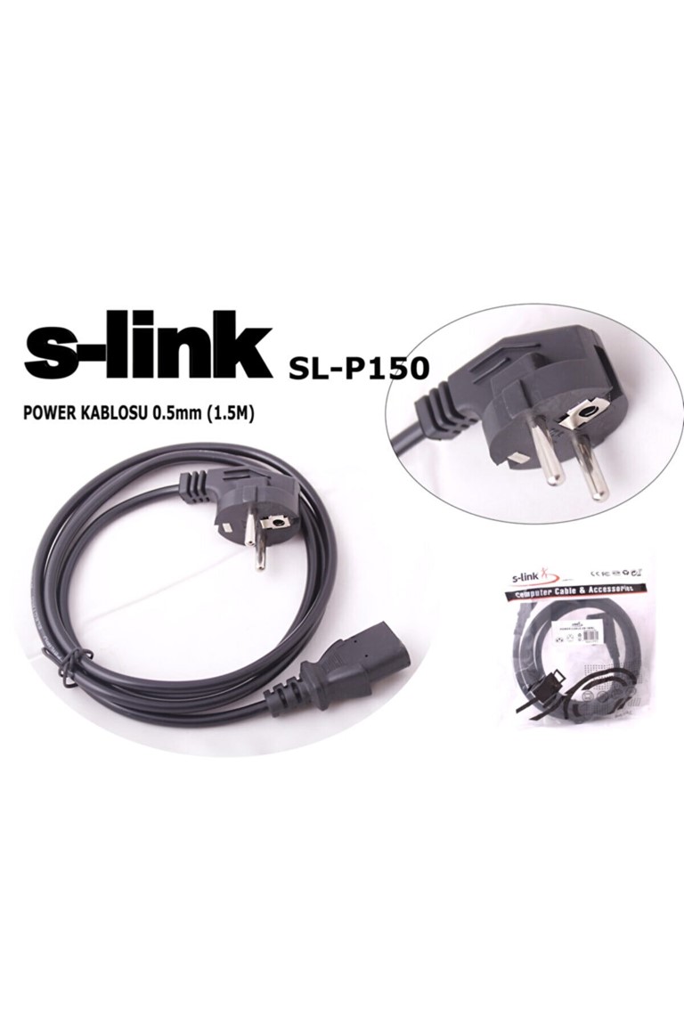 S-link Sl-P150 Power Corn Güç Kablosu