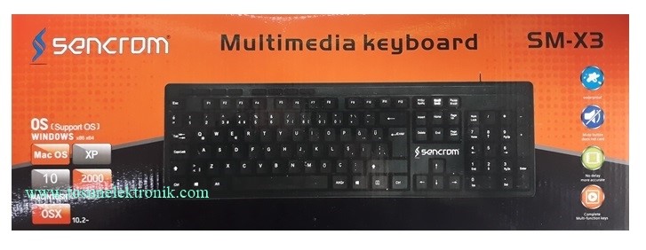 Sencrom Sm-x3 Bilgisayar Klavyesi