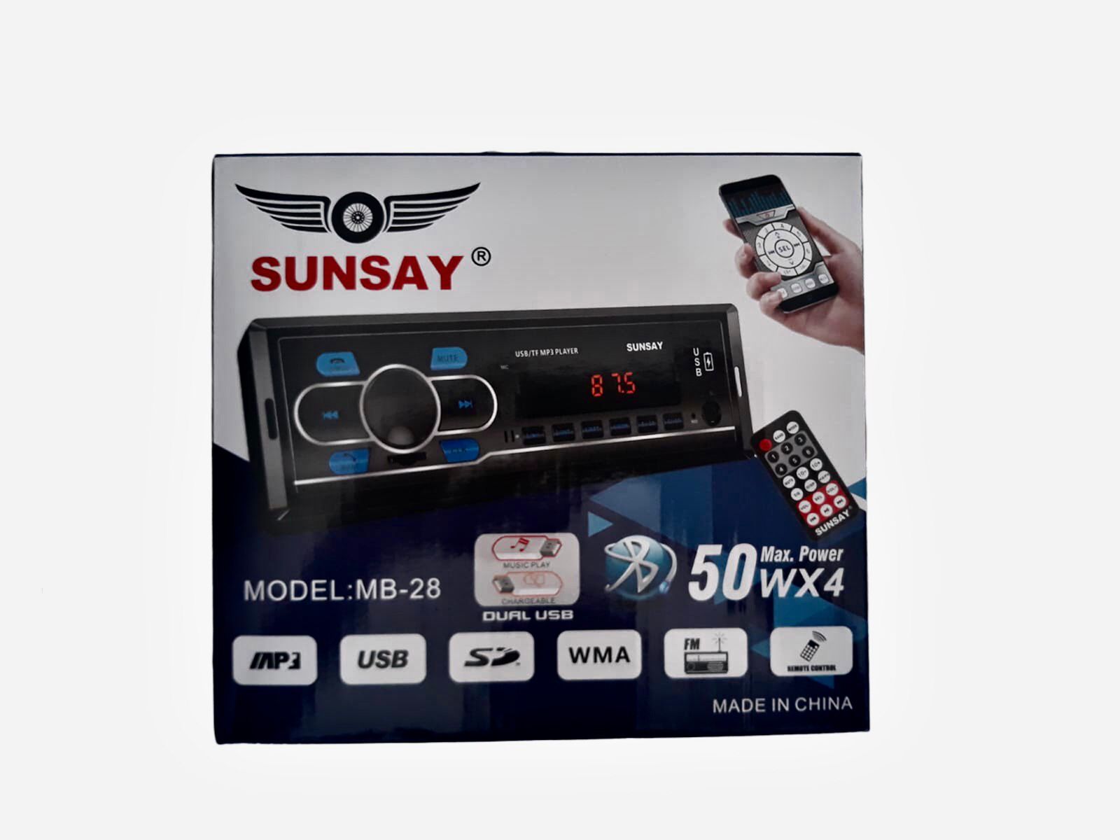 Sunsay MB-28 Yeni Model APP Control Android İos Destekli Oto TeyB