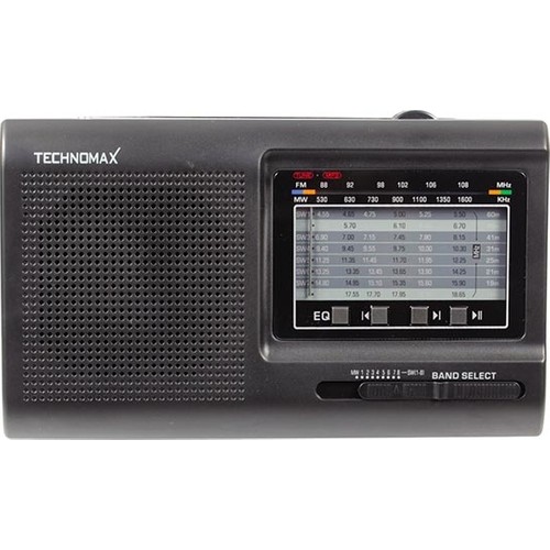 Technomax TM-6611 Mp3 Çalar Usb sd Analog 10 Bant Dünya Radyosu