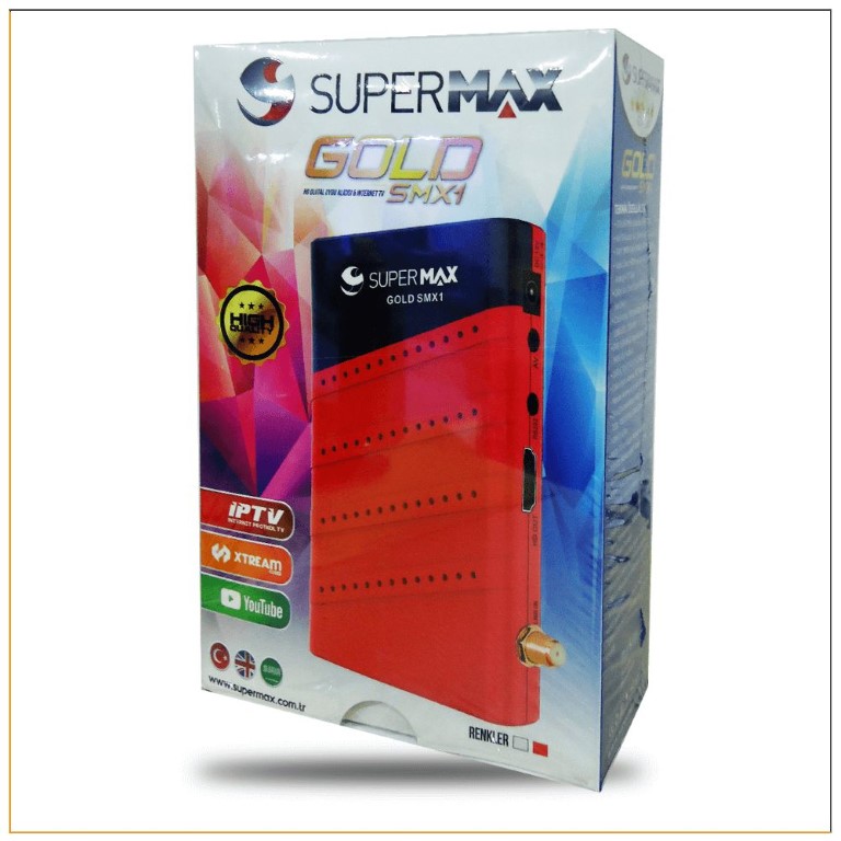 Supermax Gold Smx1 Hd Xtream Codes İp Tv Internet Uydu Alıcı