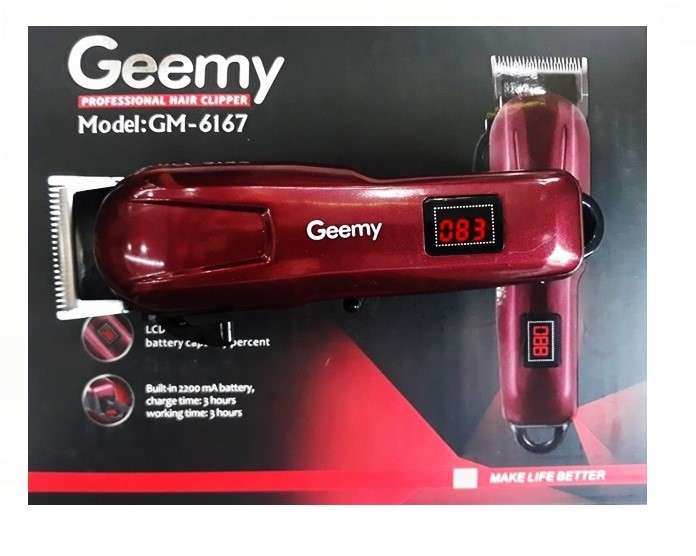 En Uygun Geemy GM 6167 Kablosuz Bordo Saç Sakal Kesme Makinesi