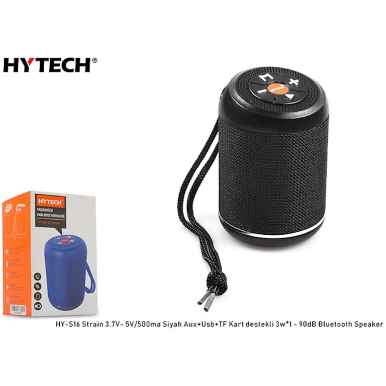 Hytech Hy-S16 taşınabilir Kablosuz Hoparlör Ve Müzik Kutusu