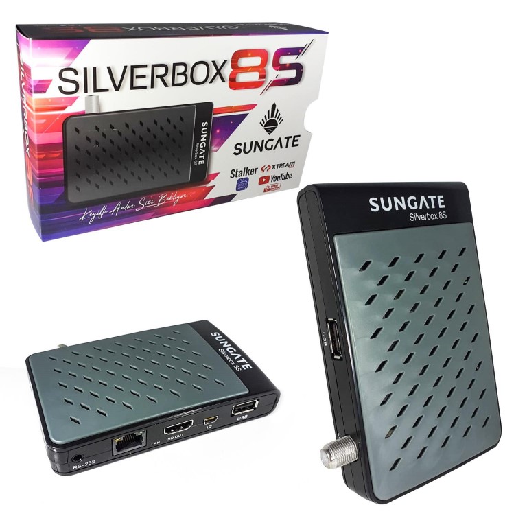 Sılverbox 8s İp Tv Ethernetli Full Hd Mini Uydu Alıcısı 1 Yıl Xtream Codes Hediyeli