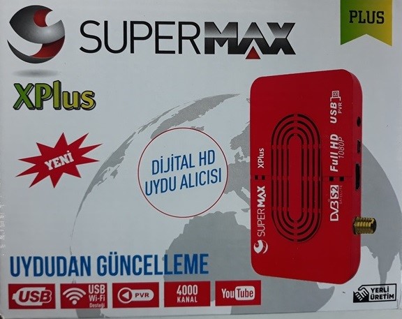 Süpermax Xplus Dijital Full Hdmı Uydu Alıcısı