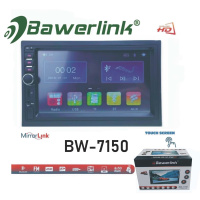 Bawerlink BW-7150Dokunmatik Usb Sd Bt Double(Dabıl)Dın Kamera Hediyeli 7 İnçh  Oto Teyp