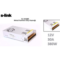 S-Link 12V  DC 360W 30A Metal Kasa Adaptör