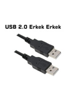 İki Ucu Usb 2.0 Erkek Erkek Kablo 0.5m