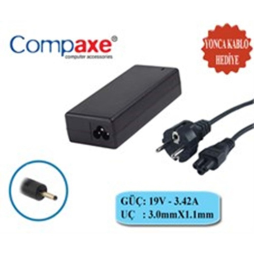 Compaxe CLA-448 65W 19V 3,42A 3,0+1,1 (Acer) Notebook Adaptör