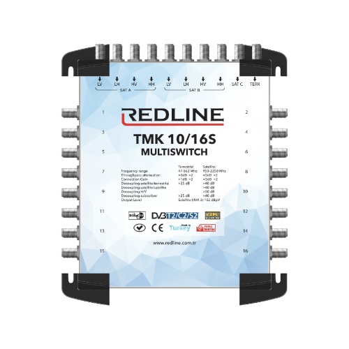 Redline TMK10/16S Sonlu Multiswitch(Uydu Santralı)