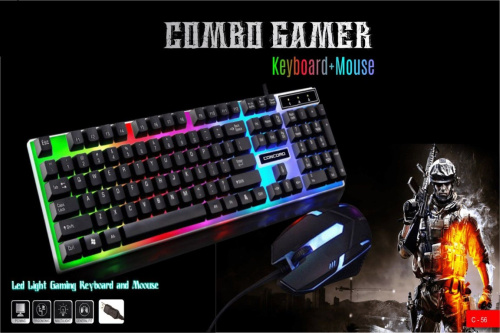 Concord C-56 Led Gaming Klavye Mouse Seti